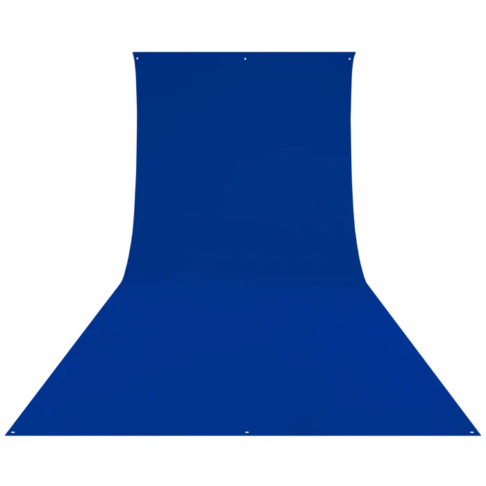 Wescott Wrinkle-Resistant Backdrop - Royal Blue / Chroma-Key Blue (9' x 20')