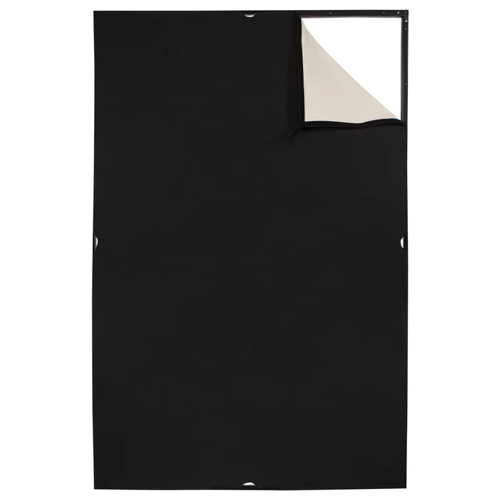 Westcott Scrim Jim Cine Unbleached Muslin/Black Fabric (4' x 6')