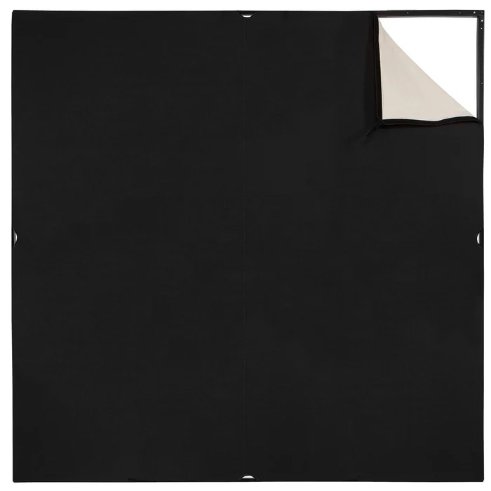 Westcott Scrim Jim Cine Unbleached Muslin/Black Fabric (6' x 6')