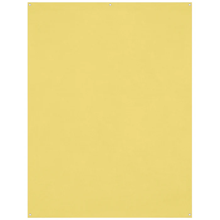 Wescott X-Drop Wrinkle-Resistant Backdrop - Canary Yellow (5' x 7')