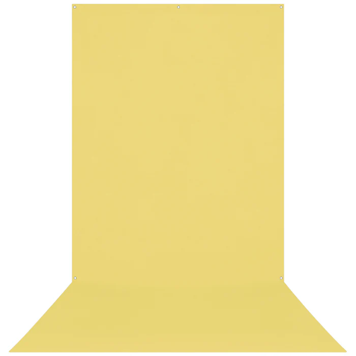 Wescott X-Drop Wrinkle-Resistant Backdrop - Canary Yellow (5' x 12')