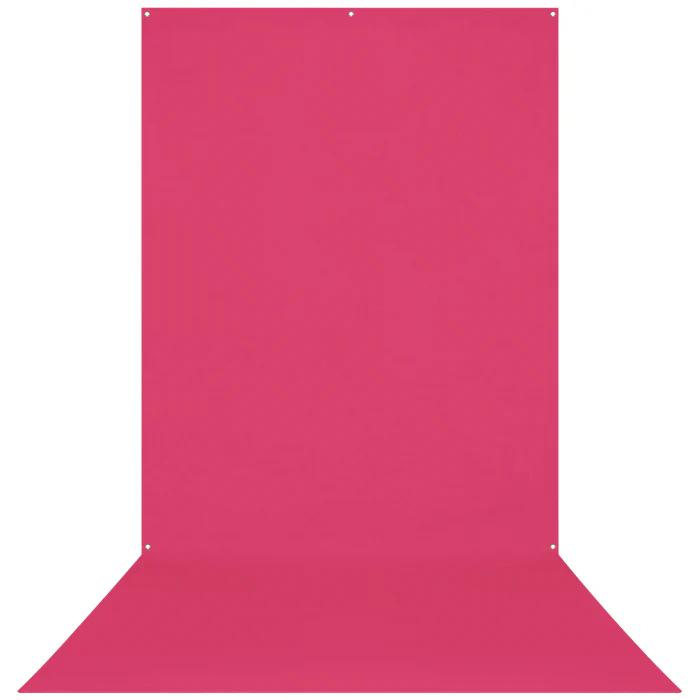 Wescott X-Drop Wrinkle-Resistant Backdrop - Dark Pink (5' x 12')