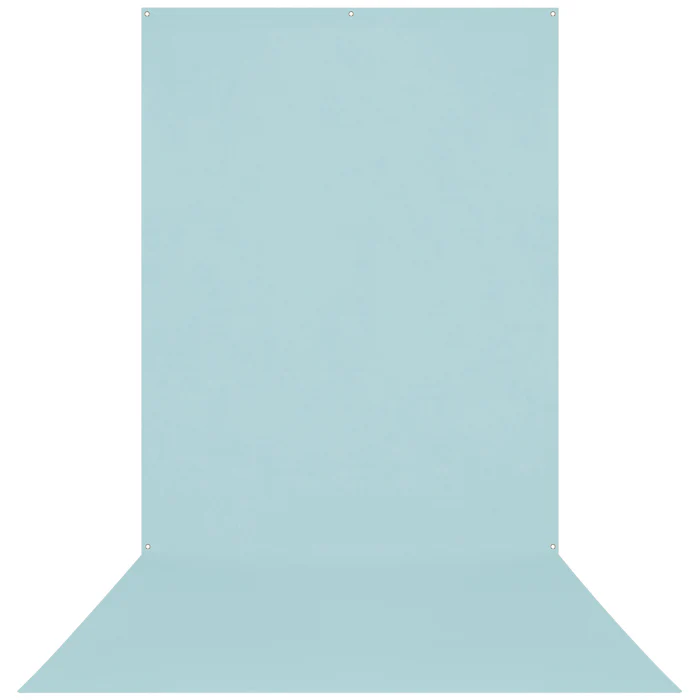 Westcott X-Drop Wrinkle-Resistant Backdrop - Pastel Blue (5' x 12')