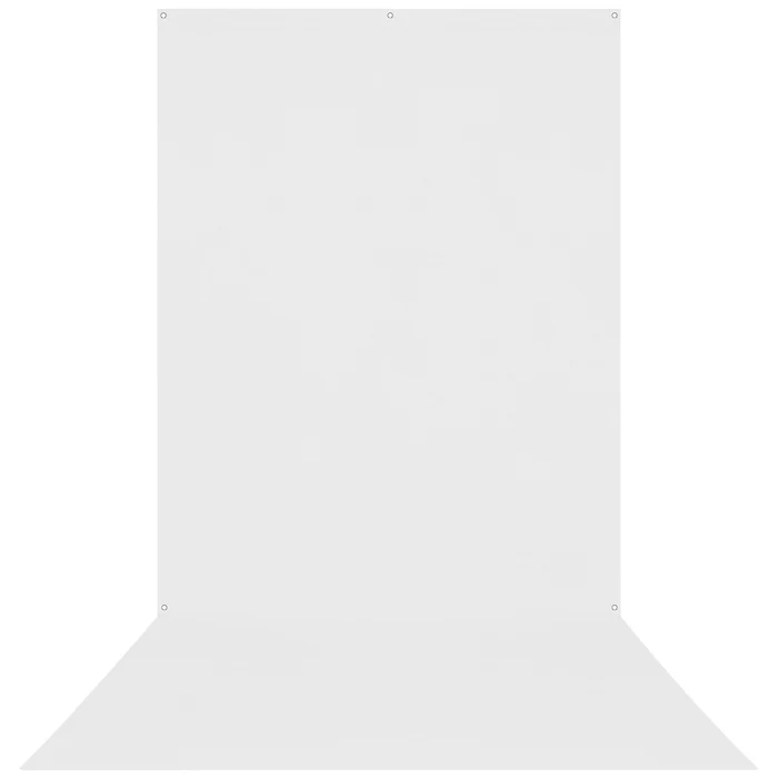 Westcott X-Drop Wrinkle-Resistant Backdrop - High-Key White Sweep (5' x 12')
