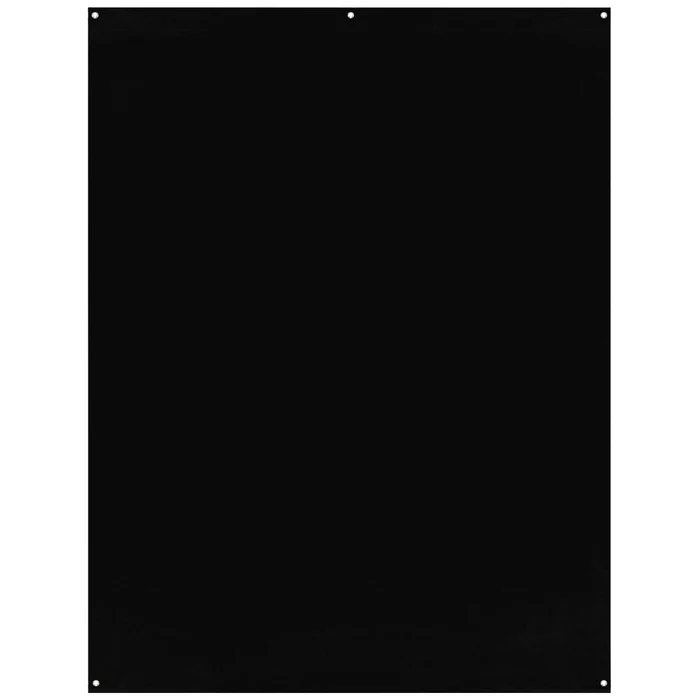 Westcott X-Drop Wrinkle-Resistant Backdrop - Rich Black (5' x 7')