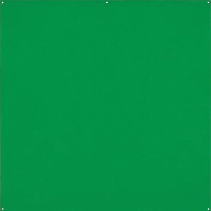 Wescott X-Drop Pro Wrinkle-Resistant Backdrop - Chroma-Key Green Screen (8' x 8'