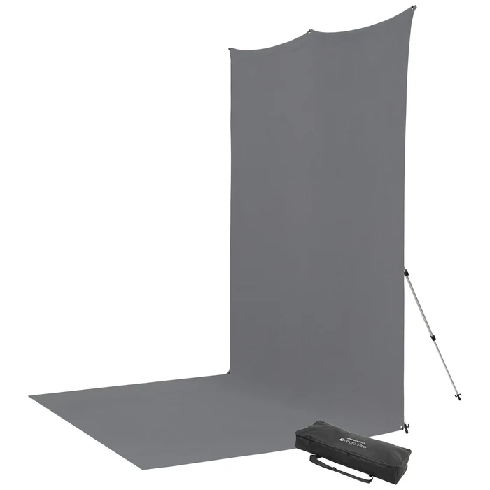 Westcott X-Drop Pro Wrinkle-Resistant Backdrop Kit - Neutral Gray Sweep (8' x 13